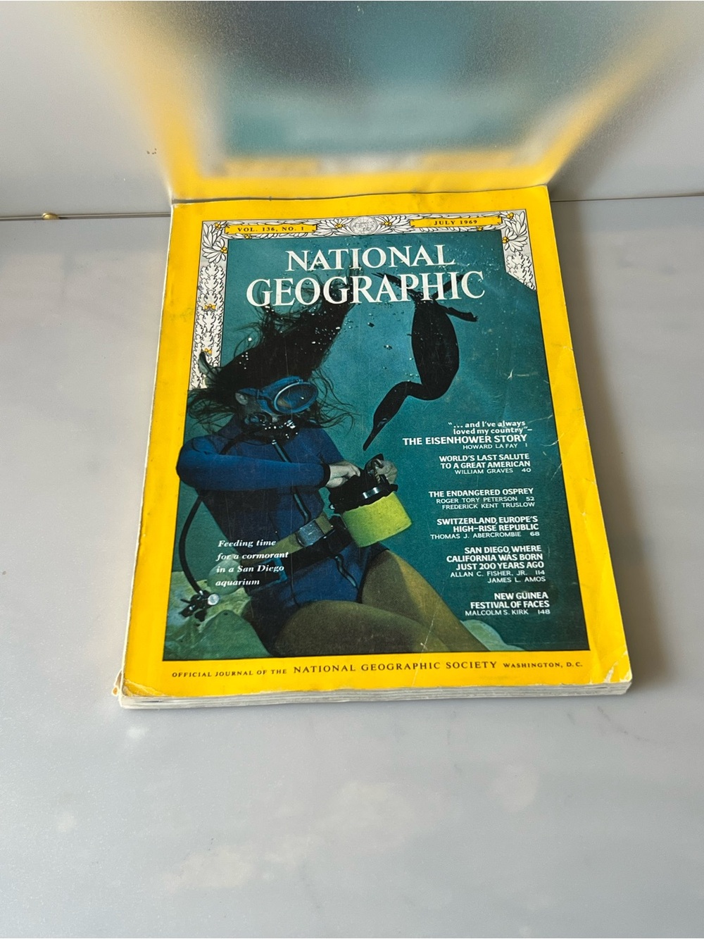 National Geographic Magazine from July 1969